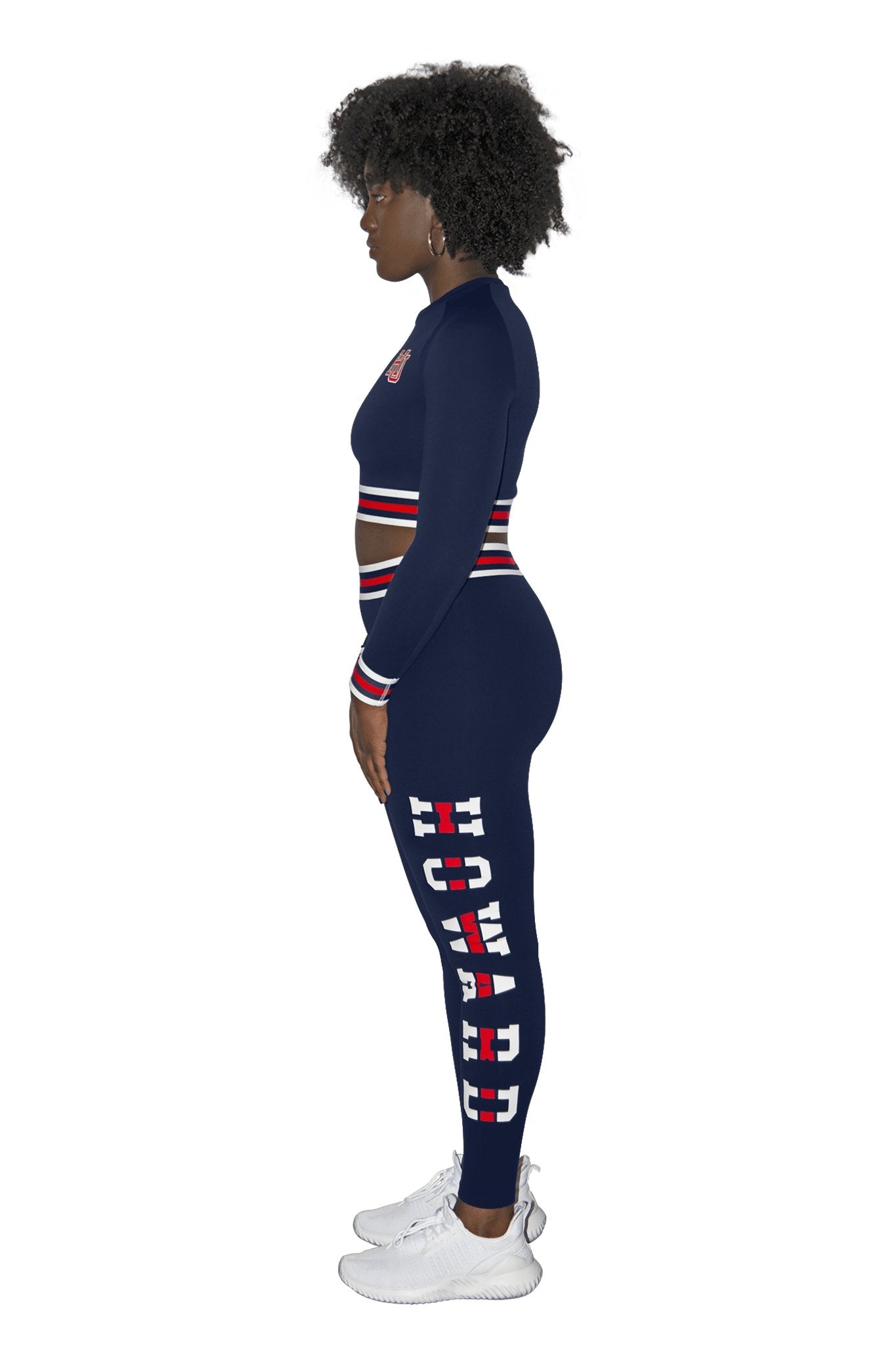 Howard University Heritage Crop Top - Athletic Collegiate Wear