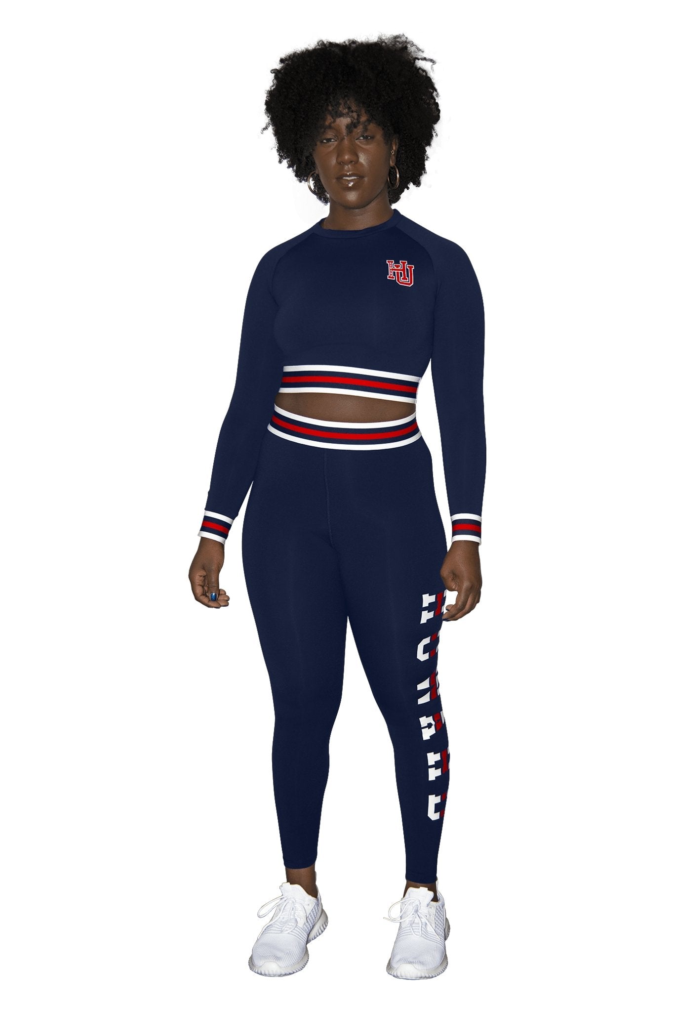 Howard University Heritage Crop Top - Athletic Collegiate Wear