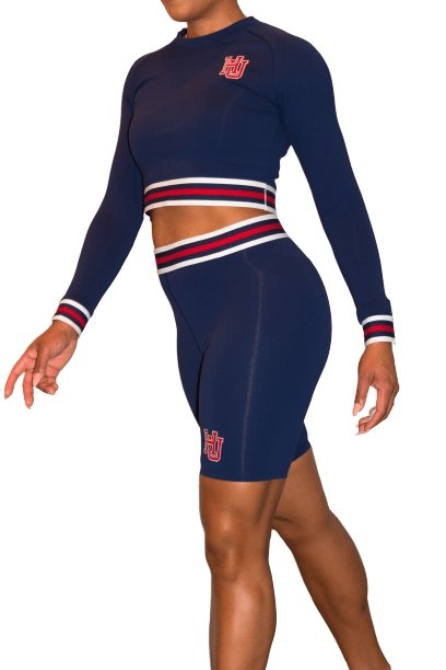 Howard University Heritage Crop Top - Athletic Collegiate Wear