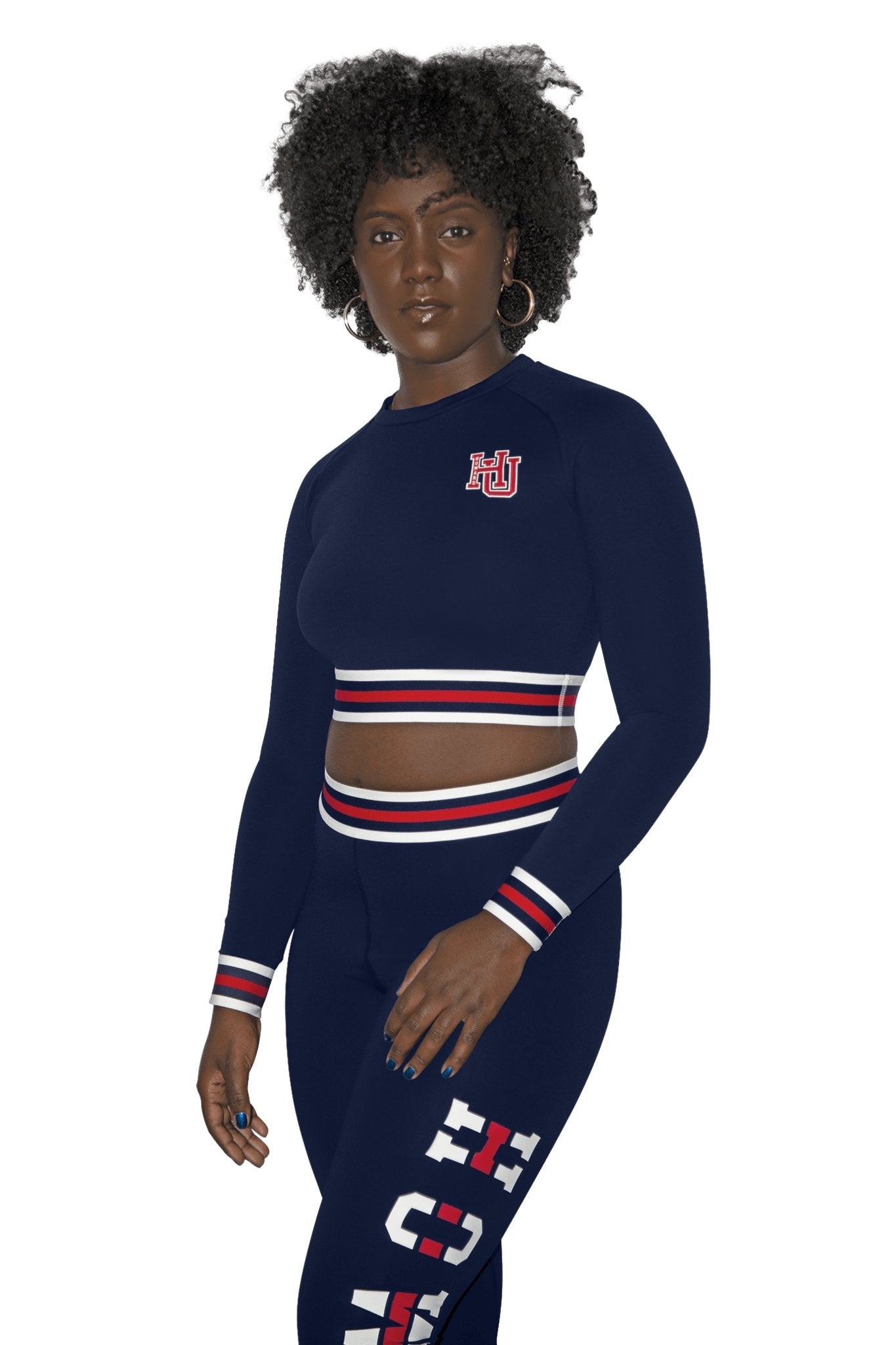 Crop top best sale athletic wear